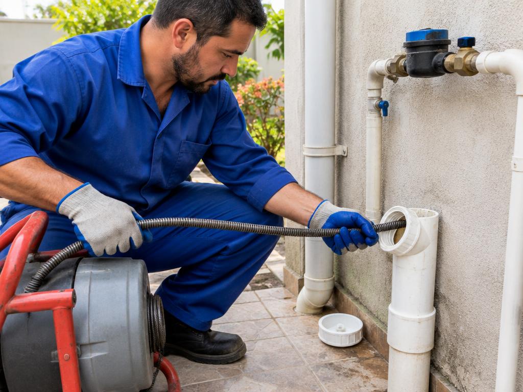 Desentupimento de canos — atendimento profissional